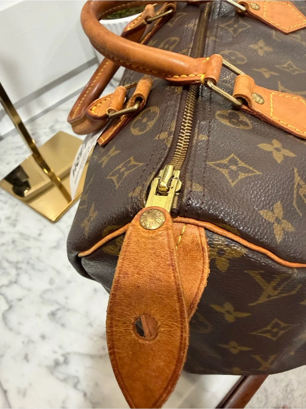 Louis Vuitton Brown Monogram Speedy 25